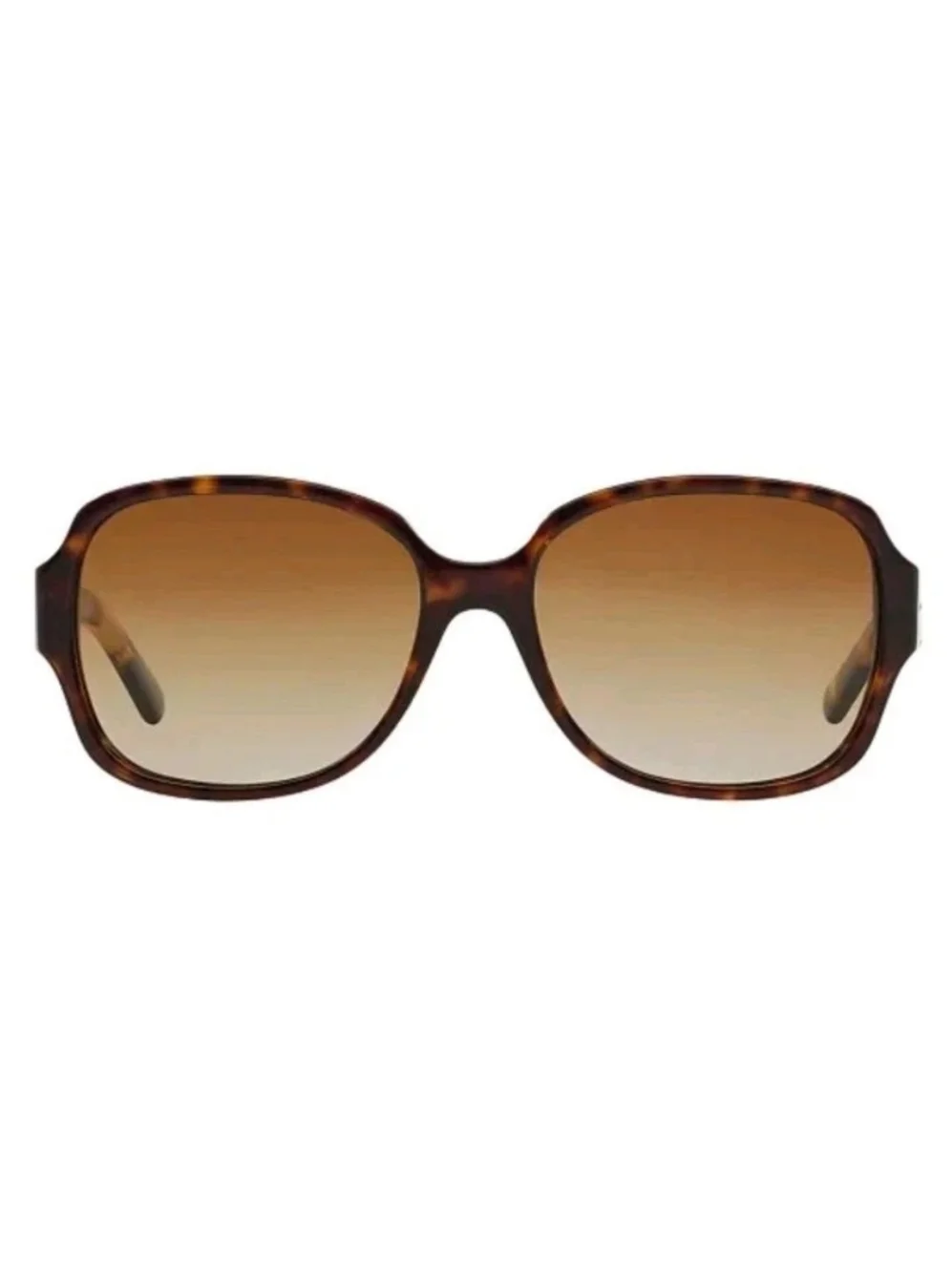 Tory Burch TY7073 sunglasses featuring a brown tortoise shell frame .